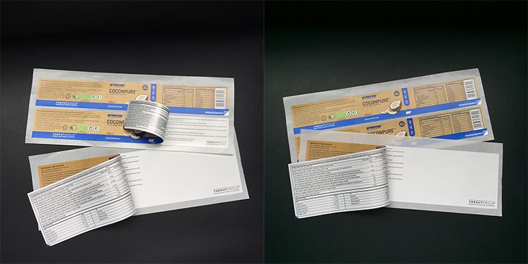 custom double sided sticker