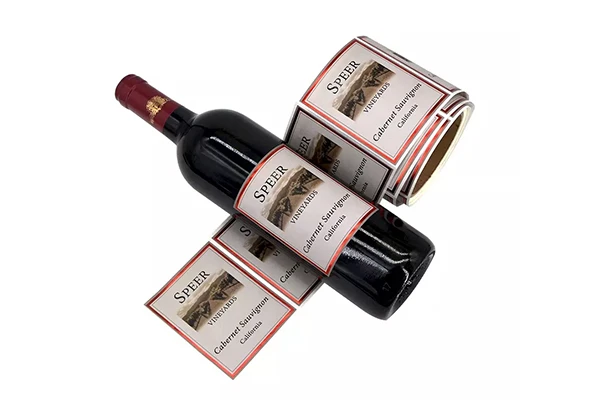 Wine sticker label
